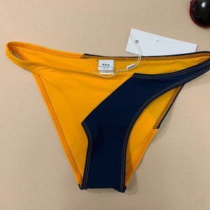 Flagpole Bikini Bottom, Small, Electra Mango/Ink